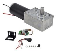 Generic Moteur à Engrenage à Vis sans Fin 12 V avec Fonctionnement Silencieux pour Machines à Rideaux, Panneaux D'affichage, Ouvre-fenêtres pour Coque Métallique (12V400RPM)