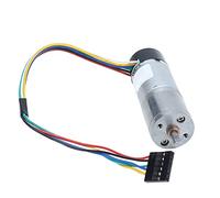 Generic Moteur à Engrenages 25GA DC, Résistance aux Hautes Températures, Moteur à Boîte de Vitesses à Faible Régime pour les Projets de Bricolage (280RPM)