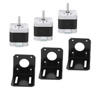 Generic Moteur Pas à Pas 12V de Haute qualité, 4 Fils Durables pour Imprimantes 3D et Machines Textiles, Acier Inoxydable 40mm