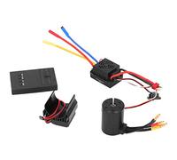 Generic Moteur sans Balais 3650 3100KV, Moteur Léger étanche 60A ESC avec Carte de Programmation et Dissipateur Thermique, pour Voiture 1/10 RC SCX10
