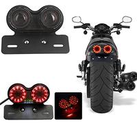 Generic Moto 12V Clignotant Frein Dual LED Feu Arrière Feu Arrière Twin Light Intégré