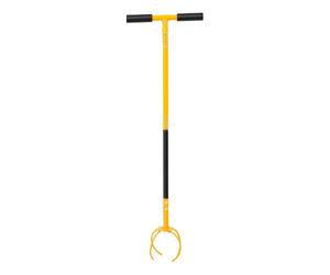 Generic Motoculteur Manuel avec Poignée Ergonomique, Desserre sans Effort Le Sol pour Les Jardiniers Domestiques, Métal Durable, 6 Pièces D'assemblage