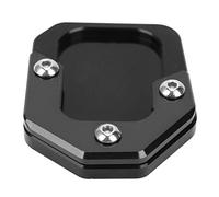Generic Motorcycle Kickstand, Motorcycle Kickstand Plate de Moto Extension Extension du Support côté PAP ASSEMBLE ASSION POUR C400X 2018-2021 (BLACK)