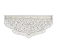 Generic Moule à Fondant en Forme de Couronne, Grand Moule en Silicone de qualité Alimentaire, Réutilisable à Haute Température, sans Odeur, Idéal pour les Décorations de Gâteaux, de Chocolat et de