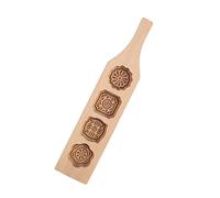 Generic Moule à Gâteau de Lune, Moule à Pâtisserie en Bois, Outil de Cuisson de Style Vintage pour Gâteau de Lune, Mousse, Dessert Fait Maison, Idéal pour la Famille, Antiadhésif, (