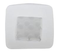Generic Moule de Bougie D'aromathérapie en Forme de Cube de Cœur 3D en Silicone, pour Mariage, Anniversaire, Non Toxique, Facile à Nettoyer, Cadeau Parfait pour L'artisanat de Bricolage (Grand)