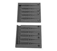 Generic Moule de Leurre Souple, Durable, Facile à Fabriquer, Moule D'injection pour Les Pêcheurs, Les Amateurs de Pêche, Gris, 2 Composants