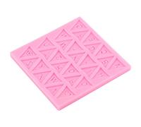 Generic Moule en Silicone de Haute qualité avec Drapeau de Lettres, Moule à Chocolat pour la Cuisson, Décoration de Gâteau en Lettres Majuscules, à Fondant, Facile à Nettoyer et à Sécher, 10,4 Cm X