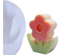 Generic Moule en Silicone en Forme de Fleur, Conception 3D écologique pour L'artisanat de Bricolage, Cadeau Parfait pour les Artisans et les Artistes, Moule en Silicone Durable de 75 G (58x69x32mm)