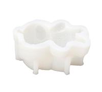 Generic Moule en Silicone Ours Créatif Outil de Cuisson de Gâteau Bricolage pour Décorations, Moule à Chocolat 3D Antiadhésif pour Décoration de Cupcakes, Idéal pour les Amateurs de Pâtisserie et les