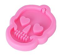 Generic Moule en Silicone pour la Pâtisserie, Moule à Fondant en Forme de Crâne de Haute qualité, Parfait pour Halloween et les Fêtes D'anniversaire, Silicone Durable de qualité Alimentaire, 1 X