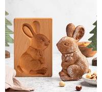 Generic Moules à biscuits en bois,Démoulage facile, tampons 3D sculptés en 3D, anti-adhésifs, moules de cuisson pour sablés, Pour les amateurs de pâtisserie débutants