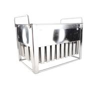 Generic Moules à Crème Glacée de qualité Supérieure, Faciles à Utiliser, Moules à Glace de Grande capacité pour la Maison, 30 Pièces en Acier Inoxydable argenté 16,5x12x6,7 Pouces