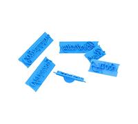 Generic Moules de Lettres pour Décoration de Gâteaux, Timbres de Lettres Tampons à Biscuits, Tampons Alphabet Décoration de Gâteau Ensemble 6 Pcs Moule de Gâteau de Mots, pour la de à Biscuits