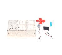 Generic Moulin à Vent à énergie Solaire DIY, Maison en Bois, Jouet éducatif pour Enfants + Stimuler L'intérêt Actif pour L'apprentissage + Merveilleux Cadeau pour Les Enfants + Convient aux de Plus