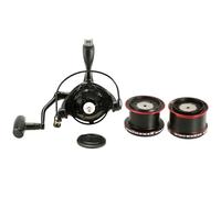 Generic Moulinet de Pêche Baitcasting avec Deux Bobines 9000 + 8000 pour Une Pêche de Précision dans Une Construction Métallique Durable (Bobine Double 9000+8000)