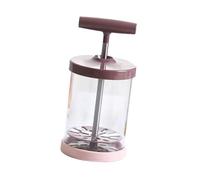 Generic Mousseur à Manuel avec Fouet et Distributeur de Crème En Acier Inoxydable pour Une Mousse Dense Idéale pour Les Gâteaux, Le Café et Les Pâti, Rose