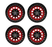 Generic MOYEU DE Voiture RC DE 2,9 Pouces, Alliage D 'RÉSISTANT Aluminum à L ' Usure À Haute Pression MOYEU DE Roue DE Voice 1/6 RC Attrayant USINÉ CNC vers Les Diffés (Rouge)