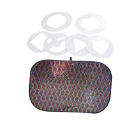 Generic Mur à Paillettes Panneau Sensoriel Jouet Décoration Murale En Tissu Réversible avec Pochoirs Adapté pour Chambre D'Enfant et Salle de Jeu, Coloré