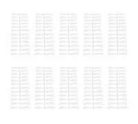 Generic Nail Sticks Affichage Couleur Pratique pour Fournitures de Manucure 240 Pièces pour Modèle D'ongle, Salon de Nail Art en Plastique de Haute qualité (Trapèze long 240 pièces)