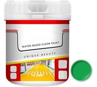 Generic Nante Wind Peinture de sol antidérapante à base d'eau à séchage rapide, 500 g, blanc, vert, jaune, rose, bleu, rouge, noir, semi-brillant, imperméable, intérieur/extérieur, béton, métal