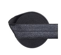 Generic Neuf métiers à tisser Bande élastique plate pour couture, 2,5 cm, 25 mm, 2,7 m de long - Cordon élastique tricoté pour couture, loisirs créatifs (anthracite 3 ans)