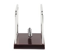 Generic Newton's Cradle Balance Ball Toy Pendule Ball Swing Physics Science Desk Toy avec des Boules en Métal pour la Décoration de Bureau de (Grande Boule de Billard carré)