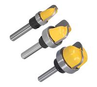 Generic Nez Rond Routeur Bit Noyau Boîte Bol Plateau Modèle Plat Sculpture Cutter 1/4in Tige pour Artisan (1-/8 pouces + 3/4 pouces + /2 )