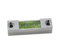 Generic Niveau à Instrument de Nivellement Outil de Mesure Mini Règle de Poche En Alliage D'Aluminium Adapté pour Projets de Menuiserie et Équip, Argent