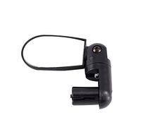 Generic Nouveau Rétroviseur de Vélo avec Angle de Large et Flexible, Mini Rotatif, Noir, pour la sécurité de Conduite à Vélo, Miroir Amovible pour, Design Compact