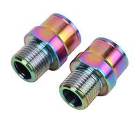 Generic Noyau D'essieu D'extension de Pédale de Vélo en Alliage de Titane, Anti-Usure étanche pour Vélo de Route de Montagne, Spécification Universelle de 16 Mm pour la Montagne (Brillant; 3x2,6 mm)