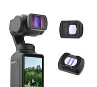 Generic Objectif de film pour DJI Osmo Pocket 3, grand angle de film anamorphique, accessoire de filtre d'appareil photo, obtient un effet évasé brossé et plein de cinéma