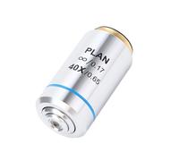 Generic Objectif Infini 195 à Faible Grossissement pour Une Imagerie Plus Lumineuse, des Images Plus Claires et Un Large Champ de, adapté à la Plupart des Microscopes, Laiton/Acier Inoxydable