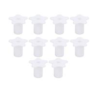 Generic Oeillets de Trou Mural pour Câble Satellite, Protection D'antenne en Silicone pour Utilisation Intérieure et Extérieure, 10 Pièces (WHITE)