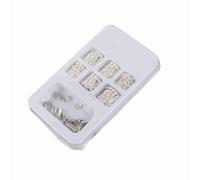 Generic Ongles Artificiels à Couverture Complète, 24 Pièces, Vert, Cadeau pour les Professionnels et les Apprenants du Nail Art