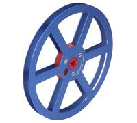 Generic Open Reel Sound Tape Takeup Bobine, Universal Compact Easy Installation Aluminium ALLIAM 1/4 7 Pouces Bobine de Bande Vide pour le Développement de la Machine d'ouverture (BLUE)