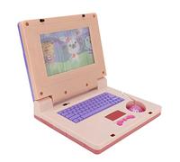 Generic Ordinateur Portable d'apprentissage pour Enfants, Jouet de Simulation de Développement Cognitif éducatif, avec Musique et Souris pour Les Tout-Petits, Plastique 7,5 X 6,2 X 1,5 Pouces,
