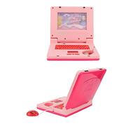 Generic Ordinateur Portable d'apprentissage pour Enfants, Jouet éducatif de Simulation de Musique à LED pour Garçons et Filles en Bas âge, Plastique 19x15.7x3.8cm, 1 unité (Souris Rose Non