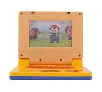 Generic Ordinateur Portable pour Tout-Petit, Ordinateur Portable pour Enfants électronique Cognitif de Simulation Musicale LED (Souris rétractable Jaune)