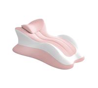 Generic Oreiller Ergonomique Incliné Coussin de Soutien Oreiller de Lecture Traversin pour Ventre En Mousse à Mémoire de Forme Adapté pour Lire Au Lit et sur, Rose