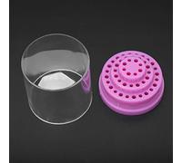 Generic Organisateur de Forets à Ongles à 48 Fentes, Présentoir Compact, Facile à Transporter pour les Techniciens Professionnels des Ongles, fabriqué en Matériau Durable (PURPLE)