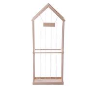 Generic Organisateur de Jouets en Peluche, Support D'animaux en Peluche en Bois, Grand Support de Rangement Vertical pour Chambre D'enfants, Salle de Jeux en Bois de Pin 59x22,8x12,6 Pouces