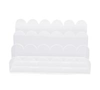 Generic Organiseur de Courrier en Acrylique Transparent à 3 Compartiments, Trieur de Lettres Vertical, Porte-fichiers pour la Maison, le Bureau, 6,85 X 3,94 X 4,09 Pouces
