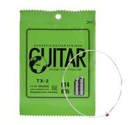 Generic Orphee TX-1 Guitare Acoustique 1ère Corde de Remplacement 10-Pack Noyau en Acier à Haute Teneur en Carbone Tension Extra Légère Idéal pour les Guitaristes Débutants (Generica64spn7bkm-I2354-4)