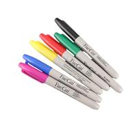 Generic Outil D'art Corporel à Encre Fine pour Marqueur de Peau, 6 Pièces/ensemble pour Perçage de Tatouage avec des Marques Claires, pour une Utilisation dans les Salons de beauté ou les Studios