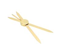 Generic Outil de Cartographie des Sourcils, Règle de Boussole en Acier Inoxydable pour un Positionnement Précis et une Mesure Symétrique, Adaptée aux Tatoueurs et aux Artistes des Sourcils en Herbe