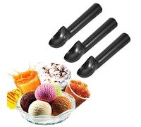 Generic Outil de Cuisine de Cuillère à Crème Glacée Antiadhésive en Métal pour le Restaurant de café à la Maison, Cuillère à Crème Glacée en Alliage D'aluminium 7 "argent Brillant (#1)