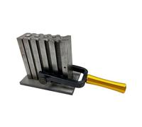 Generic Outil de Fusion pour La Fonte de Bijoux, Moule à Lingots Robuste et Réversible, Moule à Lingots pour Le Façonnage et La Fusion Du Laiton et Du Cuivre, L