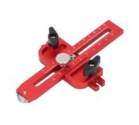 Generic Outil de Gabarit de Rouleau de Guidage de Clôture de Scie à Table pour un Travail du Bois Précis, Localisateur à Double échelle pour Scie à Table, Routeurs, Fraiseuses, Comprend des Boulons