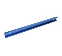 Generic Outil de Gabarit de Voie D'onglet à Fente en T en Aluminium Durable pour Table de Routeur, Outil de Gabarit D'onglet Résistant à L'usure pour le Travail du Bois 1220mm ((Une goulotte de type